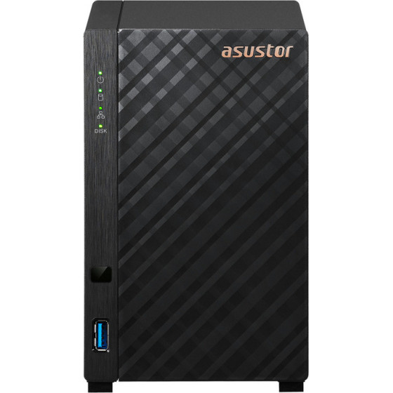 Asustor Nas Drivestor 2 Gen2 2-Bay Quad-Core/1GB DDR4/2.5GBe Port - (AS1202T)