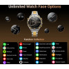 BlackView BT5.3 Multitask Amoled Smartwatch Silver Oem - (W90PRO-S)