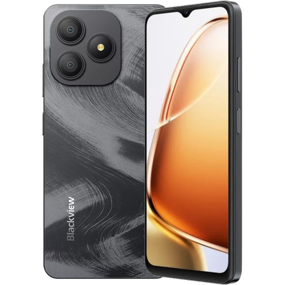 BlackView OCTA-Core Wave 9C (4GB+128GB) Smartphone Android 15 Black Oem - (WAVE9C-4128-B)