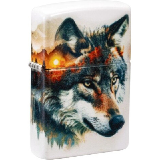 Zippo Wolf & Mountain - (46866)