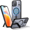 Hurtel Hybrid Armor X Case For Samsung Galaxy S26 Ultra With Stand, Compatible With Magsafe - Black - (Hybrid Armor Xingyao Black Samsung Galaxy S26 Plus)