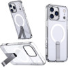 Hurtel Hybrid Armor X Case For Samsung Galaxy S26 With Stand, Compatible With Magsafe - Transparent - (Hybrid Armor Xingyao Transparent Samsung Galaxy S26)
