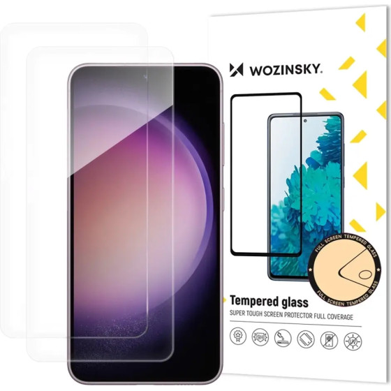 Wozinsky Tempered Glass For Samsung Galaxy S26 Ultra Compatible With Fingerprint Reader 2 pcs. - (Wozinsky Tempered Glass 2-Pcs Finger Unlock Sam S26 Ultra)