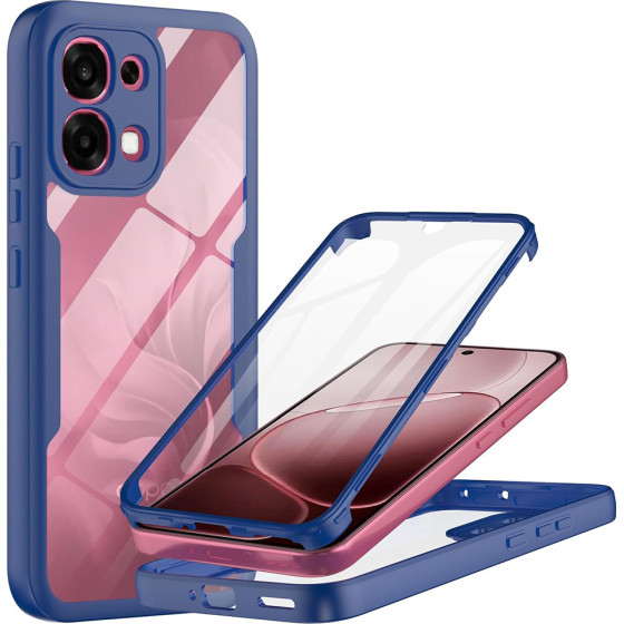 Techsuit - Colorverse 360 Series + Screen Protector - Oppo A6 Pro 4G / A6 Pro 5G - Blue