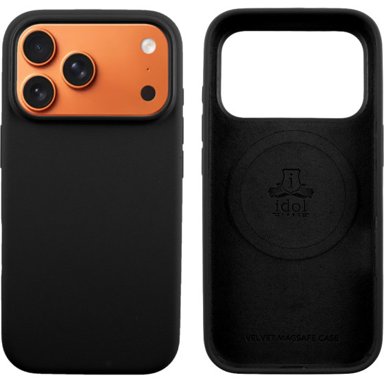 Idol 1991 ���� Iphone 17 Pro Max 6.9'' Velvet Magsafe Tpu Camera Guard BLACK