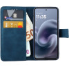 Lime Successories Lime ���� Motorola Moto G86 XT2527-2/Moto G86 Power 5G XT2527-7 6.67'' Essential Magnet Book Stand Clip Dark BLUE
