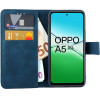 Lime Successories Lime ���� Oppo A5 5G 6.67'' Essential Magnet Book Stand Clip Dark BLUE