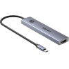 UNITEK USB-C 7-in-1 Pd 100W Hdmi 2.0 Hub With ON/Off Switch - (H1124AGY01)