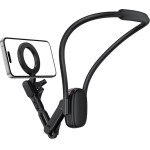 Acefast - Neck Phone Holder - Magnetic Grip For GoPro, Phone, 360� Adjustable, Secure Fit, Strong Magnets - Black - (E32)