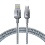 Baseus - Data Cable Discolor - USB-A To USB-C, 100W, 480Mbps, 2m - Silver - (E0420803)