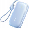 Baseus - Power Bank Enerfill FC21 Qpow 3 Ultra (E0027L03) - With Detachable Cable, 10000mAh, 22.5W, USB, USB-C - Galaxy Blue