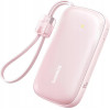 Baseus - Power Bank Enerfill FC21 Qpow 3 Ultra (E0027Q02) - Detachable Cable, 10000mAh, 45W, Digital Display - Nebula Pink
