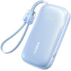 Baseus - Power Bank Enerfill FC21 Qpow 3 Ultra (E0027Q03) - With Detachable Cable, 10000mAh, 45W, USB, USB-C - Galaxy Blue