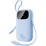 Baseus - Power Bank Enerfill FC31 Qpow 3 (E0028C03) - USB-C/Lightning Cables, 10000mAh, 45W, Digital Display - Galaxy Blue