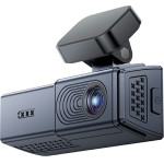 Yesido - Dash Camera - 120� Wide-Angle Lens, 1080P Dual-Channel Recording - Black - (KM22)