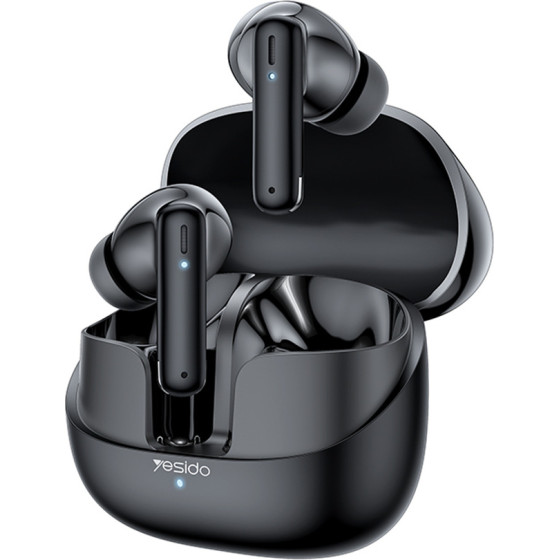 Yesido - Wireless Earbuds (TWS26) - Stereo, With Microphone, Bluetooth, 13mm Speaker, In-Ear Design, 250mAh - Black