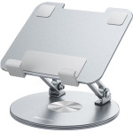 Yesido Yesdo - Desk Holder - For Tablet, Good Heat Releasing, Folding Design, Aluminum Alloy - Silver - (C293)