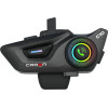 Crown Motorcycle Intercom Bluetooth 5.3 Black - (C10)