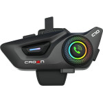 Crown Motorcycle Intercom Bluetooth 5.3 Black - (C10)