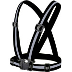 Hurtel Adjustable Reflective Harness For Running Bike - Black 9111201928763 - (Reflective Vest Black)