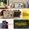 Wozinsky 10.1 Digital Photo Frame With Frameo 32GB App - Light Brown - (WRC-32)
