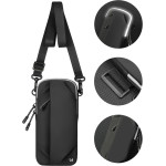 Wozinsky Armband Phone Bag For Running - Black - (WSDB-B)