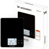 Wozinsky Smart Kitchen Scale With Digital Display, Bluetooth App - Black - (WIK-10)