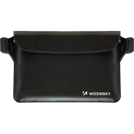Wozinsky Waterproof Pvc Waist Bag - Black - (WWS-01)