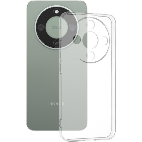 Techsuit - Clear Silicone - Honor Magic8 Lite - Transparent