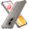 Techsuit - Shockproof Clear Silicone - Honor Magic8 Lite - Smoke Black