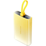 Vention 10000mAh Power Bank With Led display, USB-C + Lightning + USB-A, 22.5W (yellow) - (FHZY0)