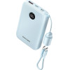 Vention 10000mAh Powerbank 2xUSB-C 1xUSB-A 22.5W, Blue - (FKAL0-C)