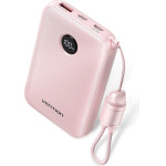 Vention 10000mAh Powerbank 2xUSB-C 1xUSB-A 22.5W, Pink - (FKAP0-C)