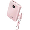 Vention 10000mAh Powerbank 2xUSB-C 1xUSB-A 22.5W, Pink - (FKAP0-C)