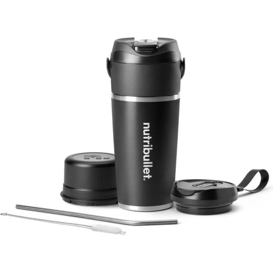 nutribullet Flip Portable Blender For Smoothies 0.6lt Black - (NBP016B)