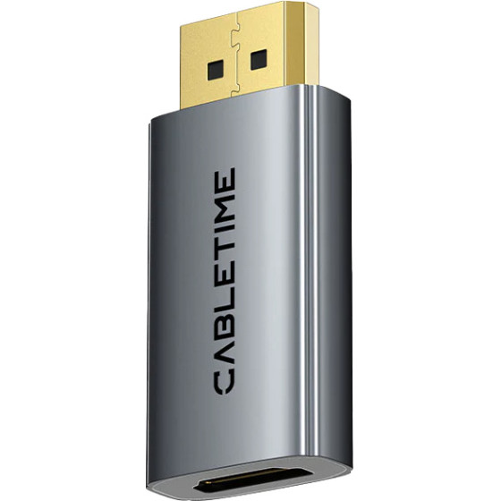 Cabletime ���������� Displayport �� Hdmi 4K/60Hz, ���� - (CT-DMHF4K-AG6)