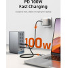 Cabletime Docking Station 16 �����, USB-C �������, 100W PD, 1000Mbps, MST, ���� - (CT-DK181-AG)