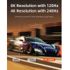 Cabletime ������� Displayport 2.1 CT-DP16K, Vesa Certified, 16K/60Hz, 80 Gbps, 2m, ����� - (CT-DP16K-AG2)
