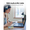 Cabletime ������� ���������� ���� 3.5mm CT-AE35M, Gold plated, 2m, ����� - (CT-AE35M-AG2)