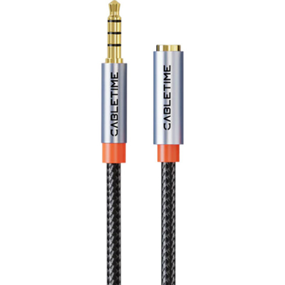 Cabletime ������� ���������� ���� 3.5mm CT-AE35M, Gold plated, 3m, ����� - (CT-AE35M-AG3)