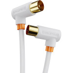 Cabletime ������� ������� CT-AV101-10, �������, 75 Ohm, 2m, ����� - (CT-AV101-10-W2)