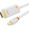 Cabletime ������� Mini Displayport �� Hdmi CT-AV588-03G, 1080p/60Hz, 1m, ����� - (CT-AV588-03G-W1)