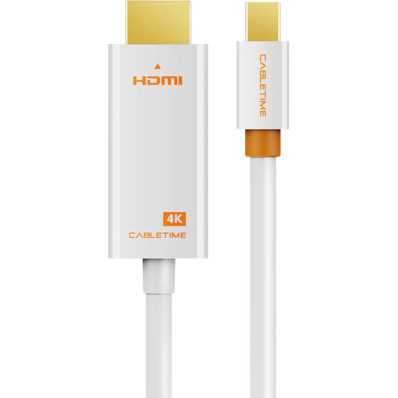 Cabletime ������� Mini Displayport �� Hdmi CT-AV588-03G4K, 4K/30Hz, 1m, �����