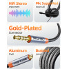 Cabletime ������� ���� 3.5mm CT-AM35M, Gold plated, 0.5m, ����� - (CT-AM35M-AG0.5)