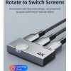 Cabletime Hdmi Switch 2 �� 1, 4K/60Hz, bi-directional, ���� - (CT-HS4K2-AG)
