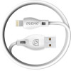 Dudao Usb / Lightning Cable 2.4A 1m White (L4L 1m white) - (L4L 1,2m)