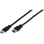 Vivanco Extention Usb 3.1 A Plug To Usb A Socket 1.5m Black - (NIT30USB15MFK)