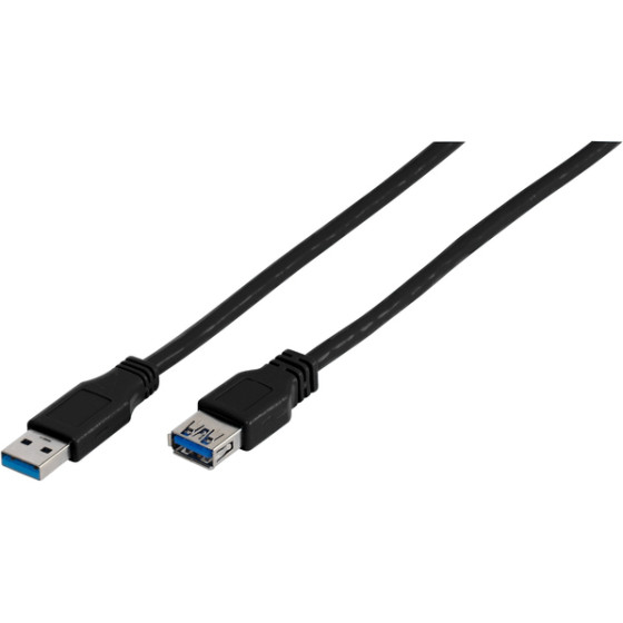 Vivanco Extention Usb 3.1 A Plug To Usb A Socket 1.5m Black - (NIT30USB15MFK)