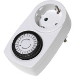 Vivanco Mechanical Timer Socket White - (VVELTIMERSCHW2)