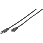 Vivanco Usb 3.1 GEN1 Type A To Type Micro B Cable 0.75m Black - (NITUSB3MIC15MK)